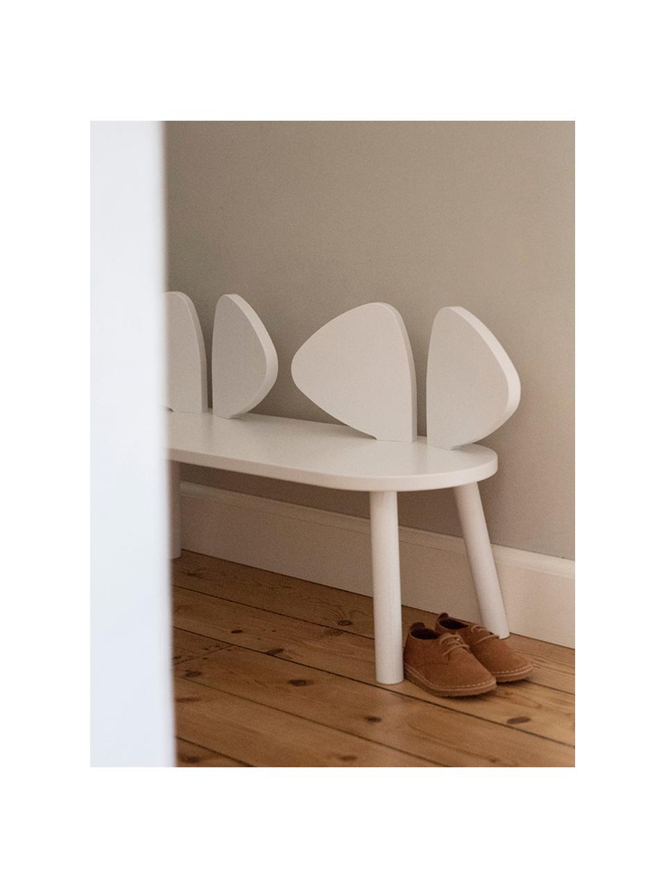 Banc pour enfants en bois de chêne Mouse, Bois de chêne, laqué, certifié FSC

Ce produit est fabriqué à partir de bois certifié FSC® et issu d'une exploitation durable, Blanc, larg. 89 x haut. 46 cm