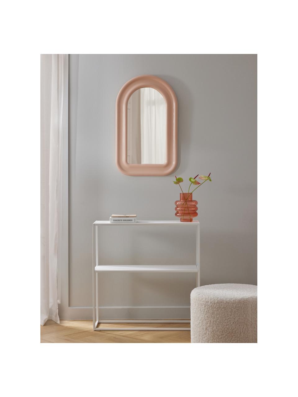 Espejo de pared Selim, Parte trasera: tablero de fibras de dens, Espejo: cristal, Rosa, An 50 x Al 80 cm