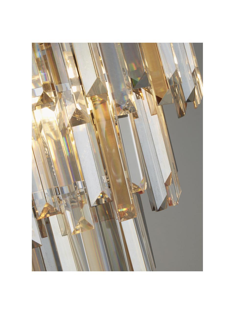 Design Deckenleuchte Clarissa, Lampenschirm: Glas, Silber- und Goldfarben, Ø 45 x H 34 cm