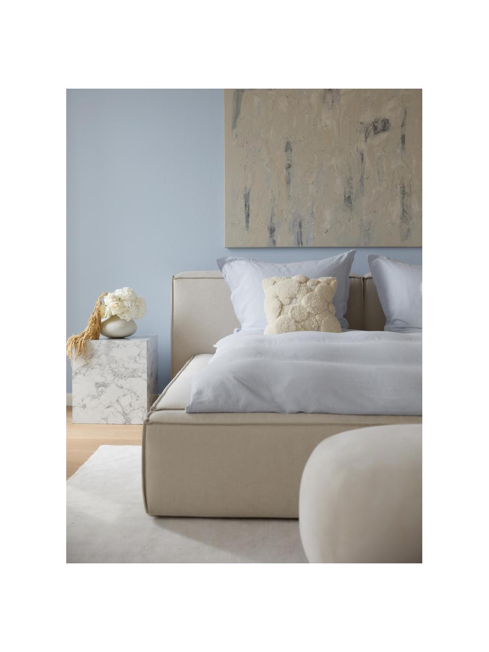 Ropa de cama de lino lavado Nature, Lino mixto
(52% lino, 48% algodón)

Densidad de hilo 108 TC, calidad estándar

Las prendas de lino mixto absorben hasta 35% de humedad intercambiandola con el ambiente, se seca muy rápido y tiene un agradable efecto refrescante para las noches de verano. Además su alta resistencia a la abrasión hace que el lino sea muy duradero, Azul claro, Cama 80 cm (135 x 200 cm), 2 pzas.