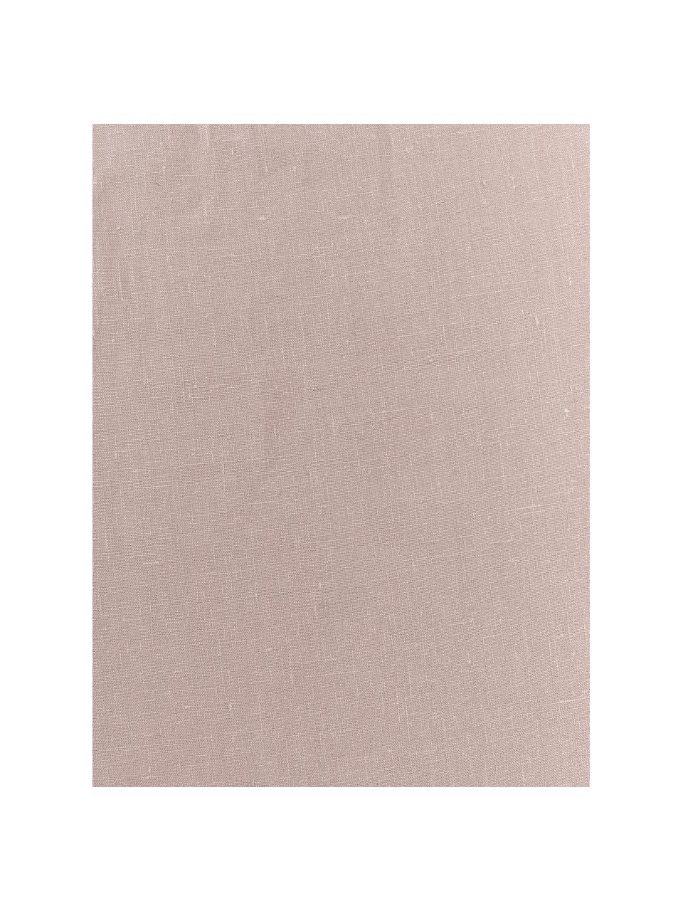 Mantel de lino Heddie, 100% lino, Rosa, De 6 a 10 comensales (An 145 x L 250 cm)