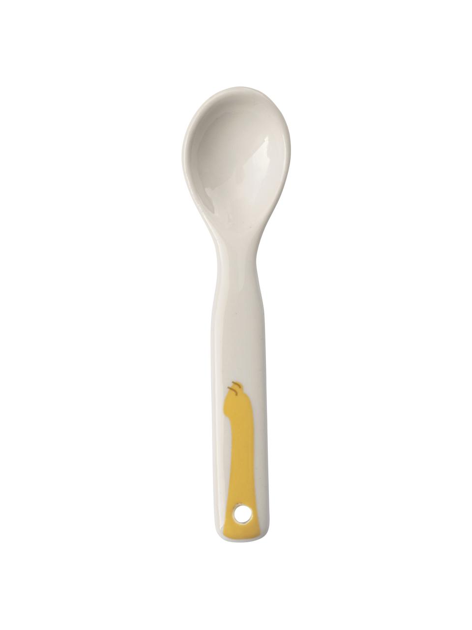 Serviesset Leo Löwe, 5-delig, Fine Bone China (porselein), Wit, geel, blauw, Set met verschillende formaten