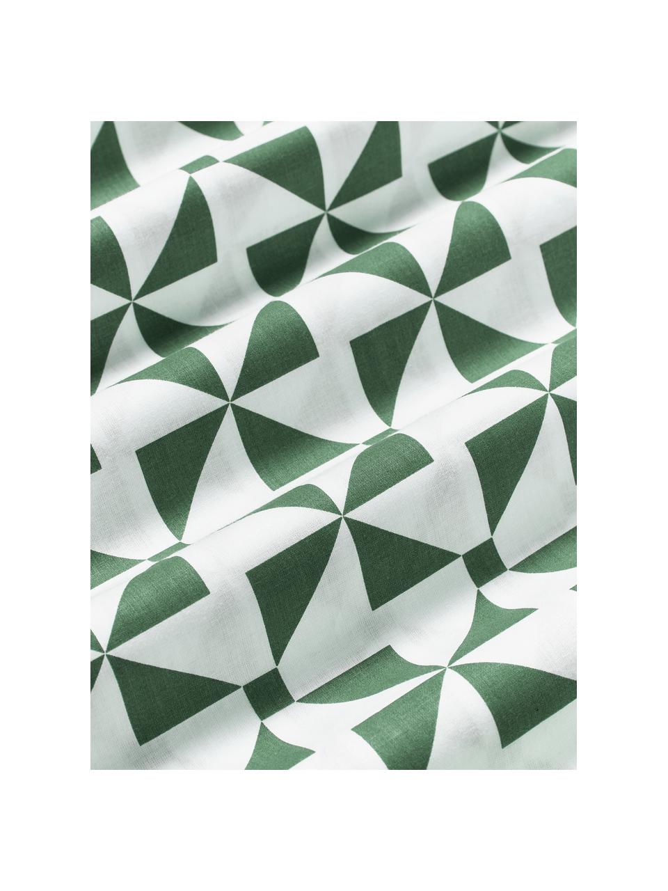 Funda de almohada de algodón Benson, Verde, An 45 x L 110 cm
