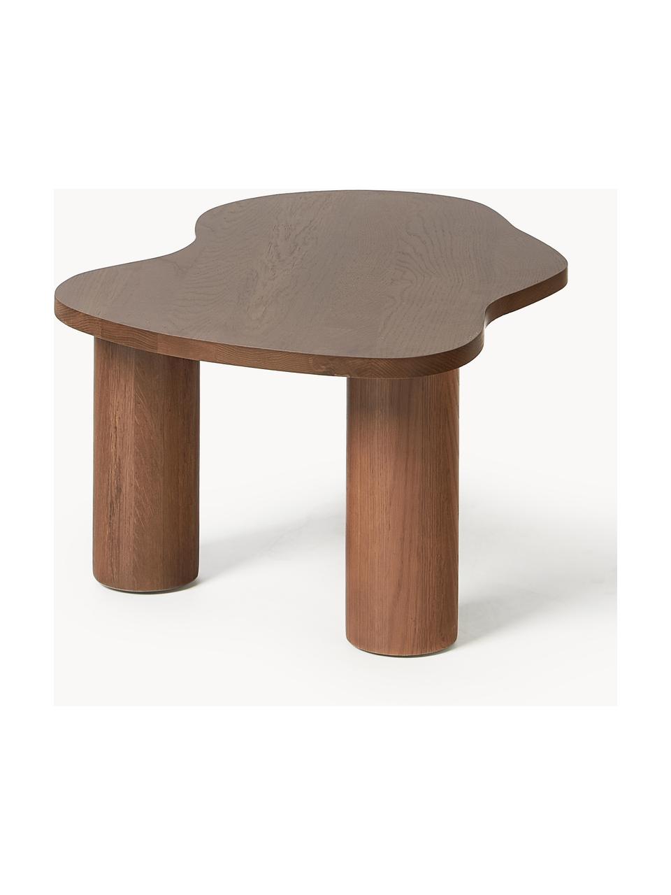 Konferenčný stolík z dubového dreva Didi, Masívne dubové drevo, ošetrené olejom

Tento produkt je vyrobený z trvalo udržateľného dreva s certifikátom FSC®., Orechové drevo, Š 90 x H 51 cm