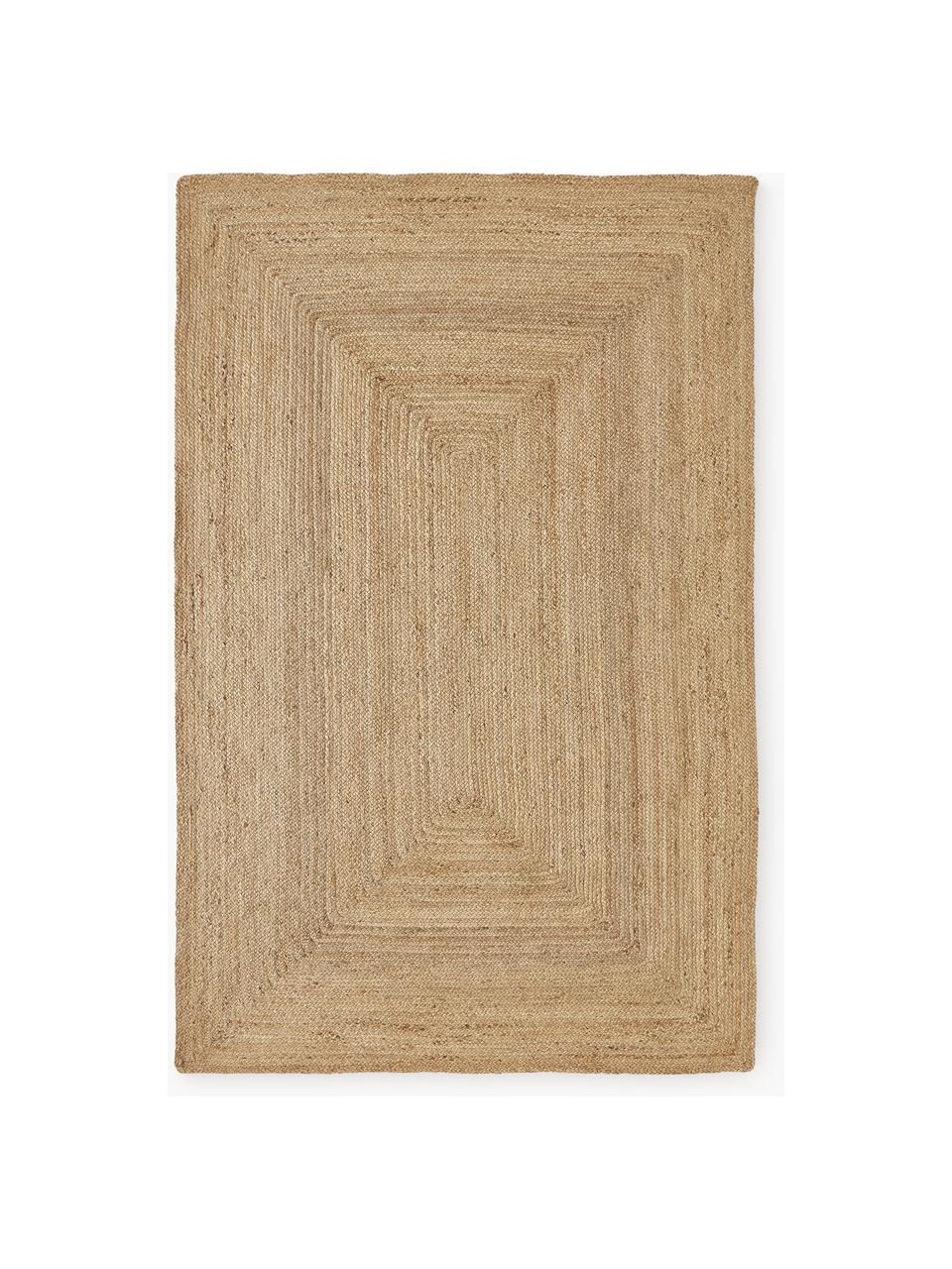 Ručne vyrobený koberec z juty Sharmila, 100 % juta, Hnedá, Š 60 x D 90 cm (veľkosť XXS)