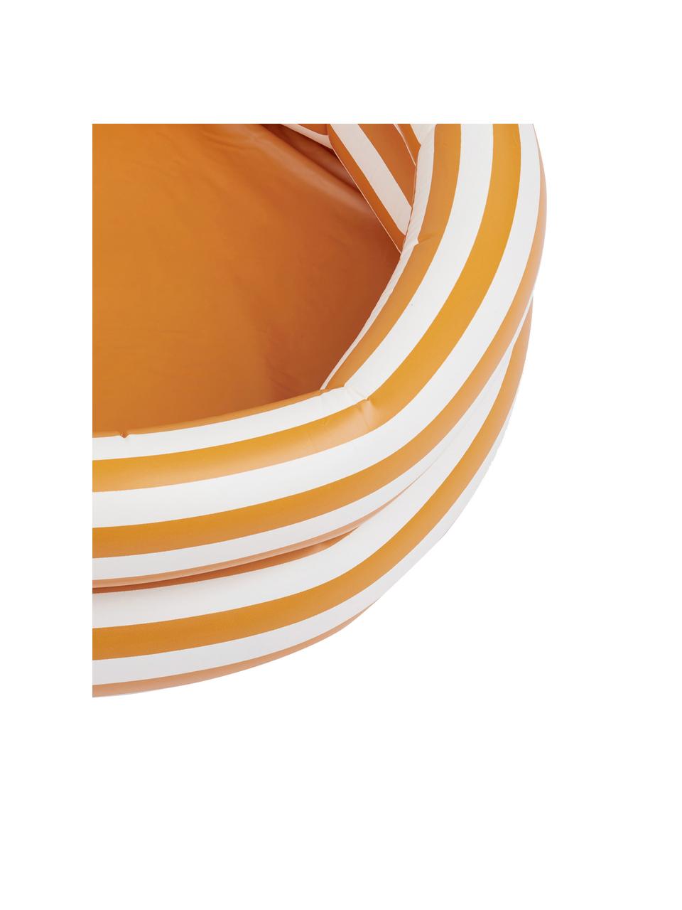 Planschbecken Leonore, Kunststoff (PCV), Orange, Weiss, Schwarz, Ø 80 x H 20 cm