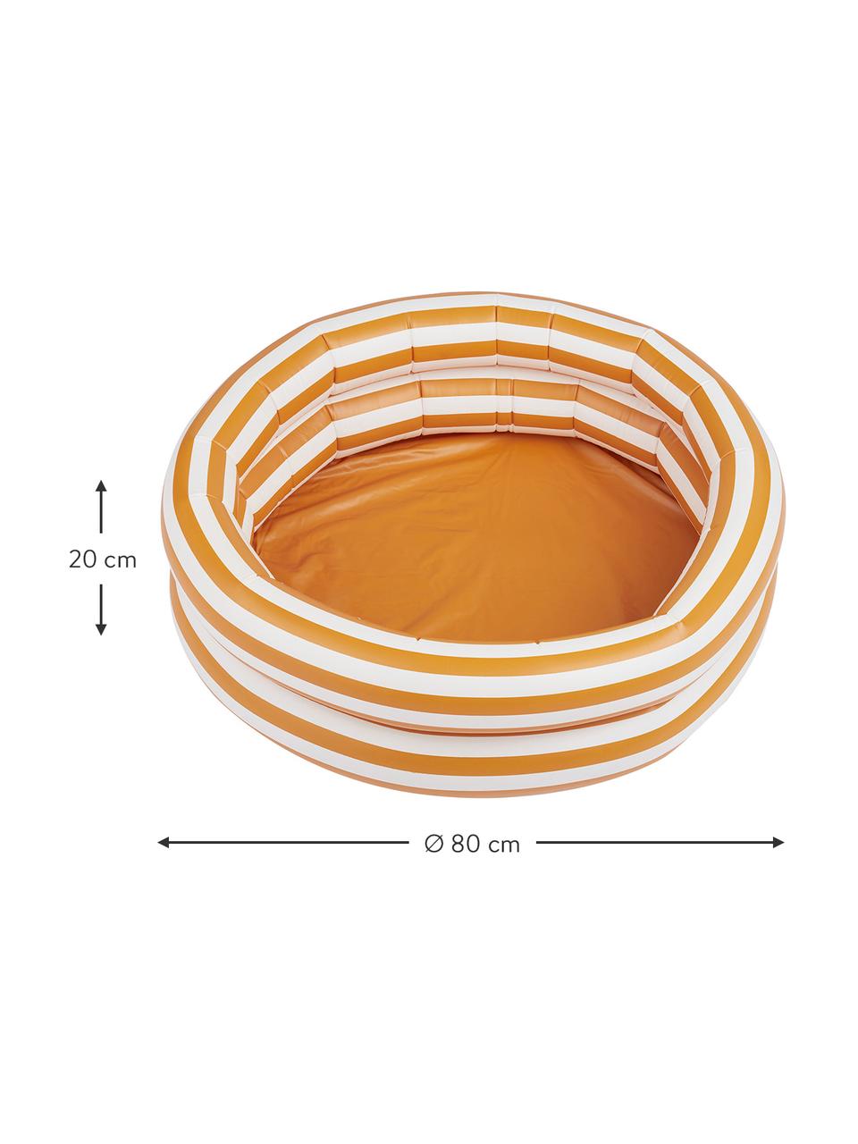 Brouzdaliště Leonore, Umělá hmota (PCV), Oranžová, bílá, černá, Ø 80 cm, V 20 cm