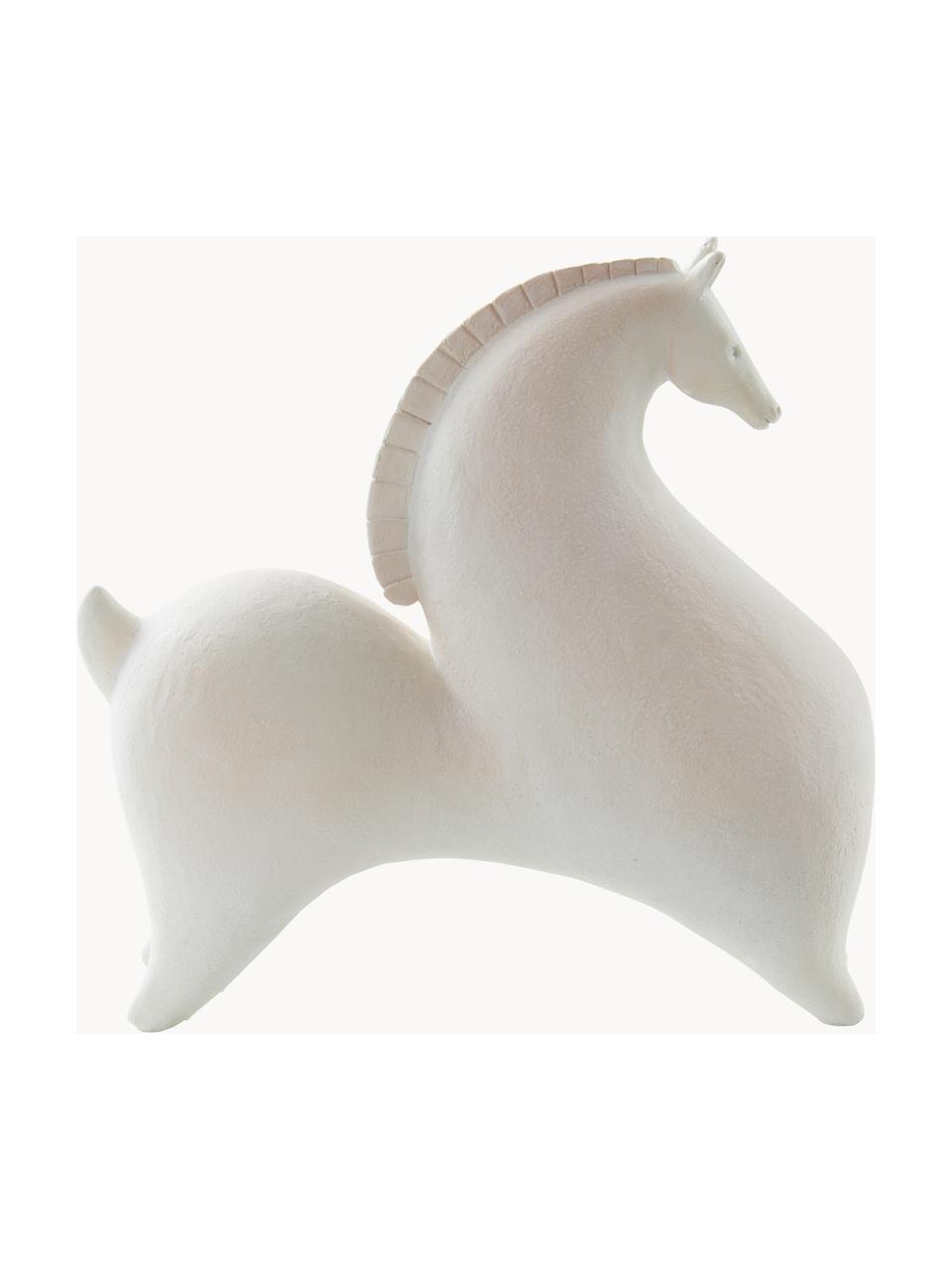 Objet décoratif Handsome, Polyrésine, Blanc cassé, larg. 26 x haut. 24 cm