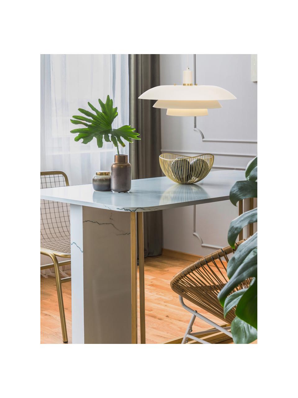 Závesná lampa Epsilion, Biela, Ø 45 x V 21 cm