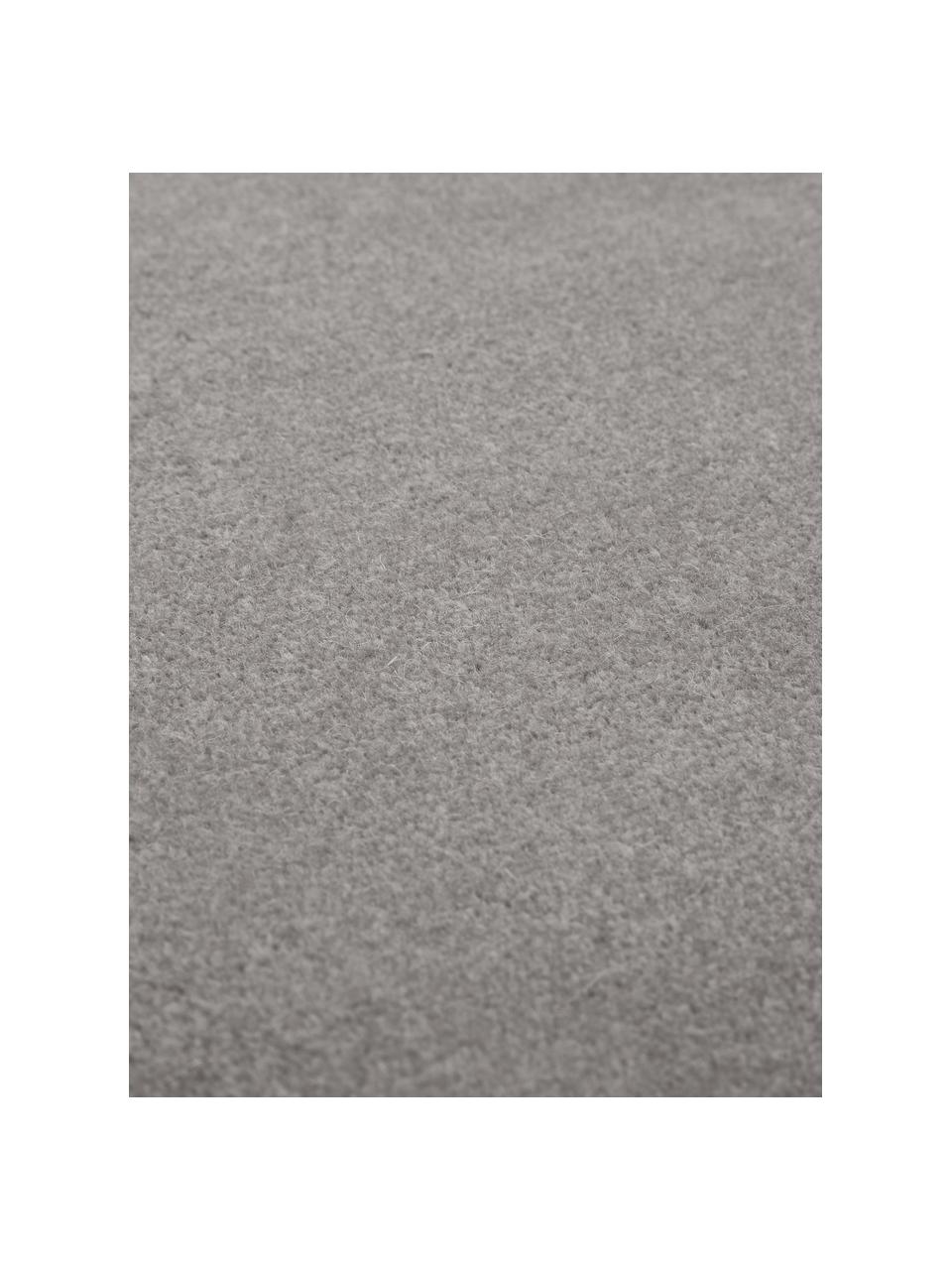 Tapis en laine gris Ida, Gris, larg. 80 x long. 150 cm (taille XS)