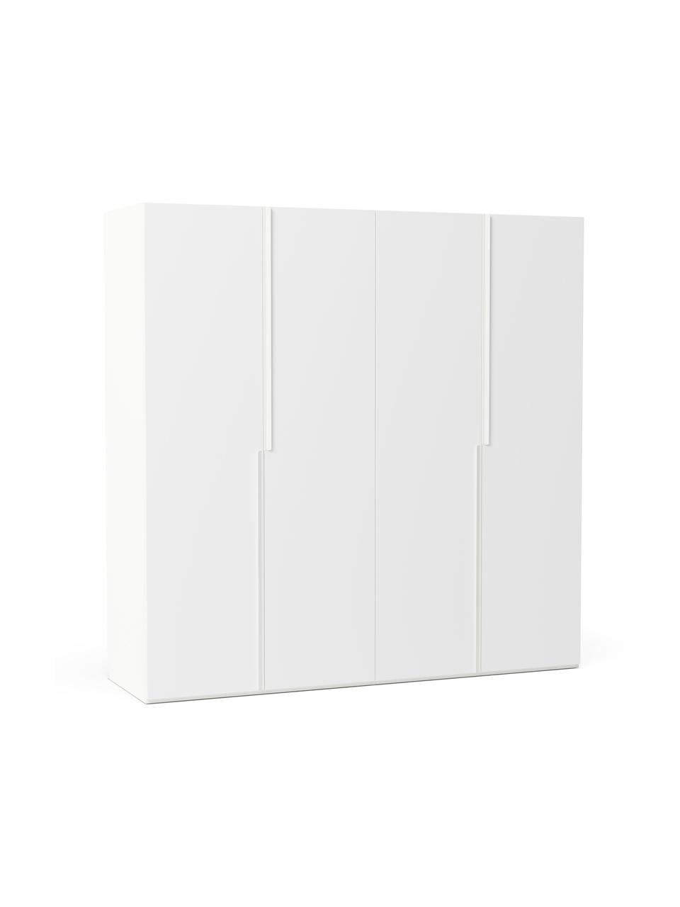 Armario modular Leon, 4 puertas (200 cm), diferentes variantes, Estructura: aglomerado con certificad, Blanco, Interior Basic (Al 200 cm)