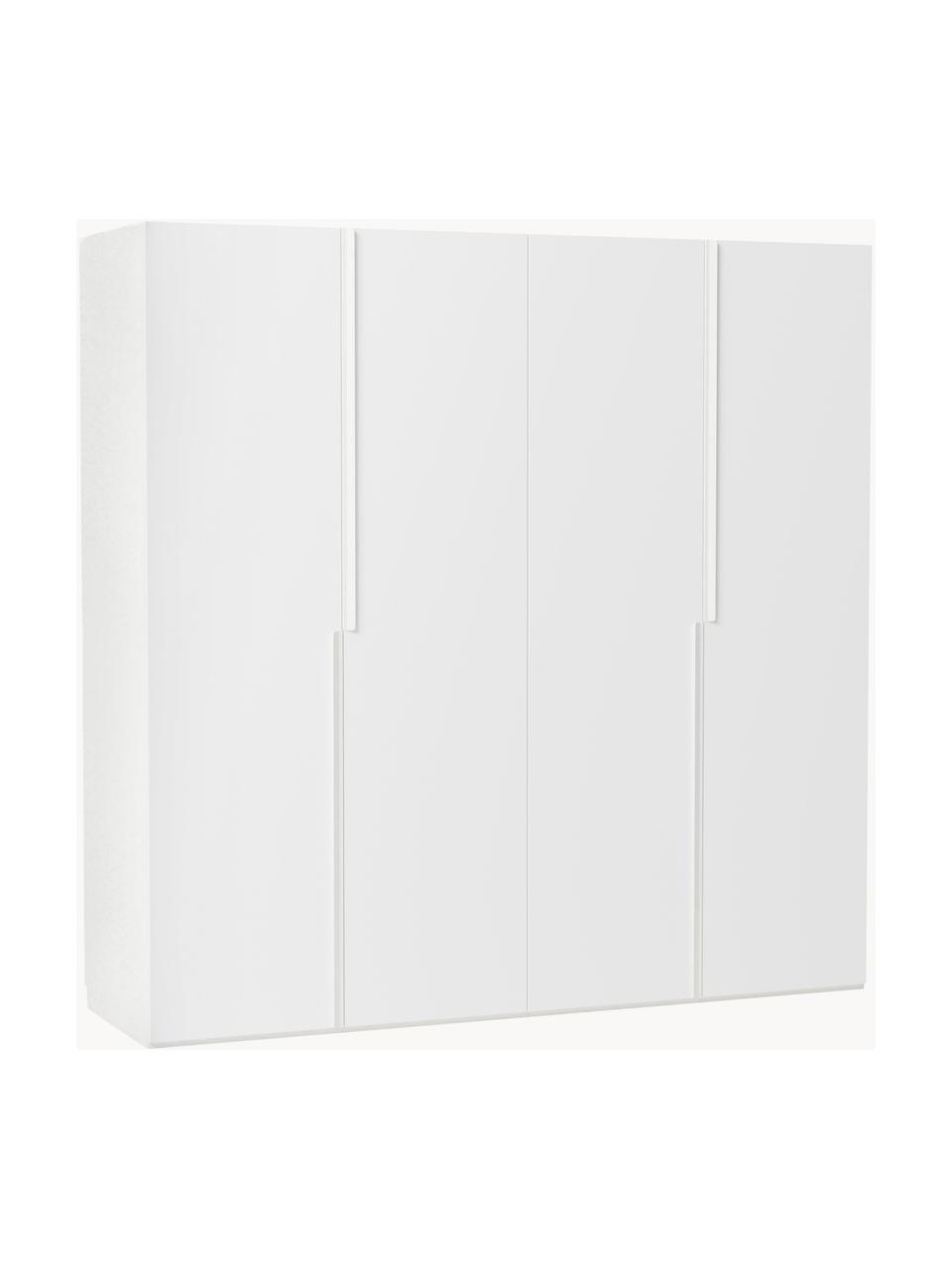 Modulární skříň s otočnými dveřmi Leon, šířka 200 cm, více variant, Bílá, Interiér Classic, Š 200 x V 236 cm
