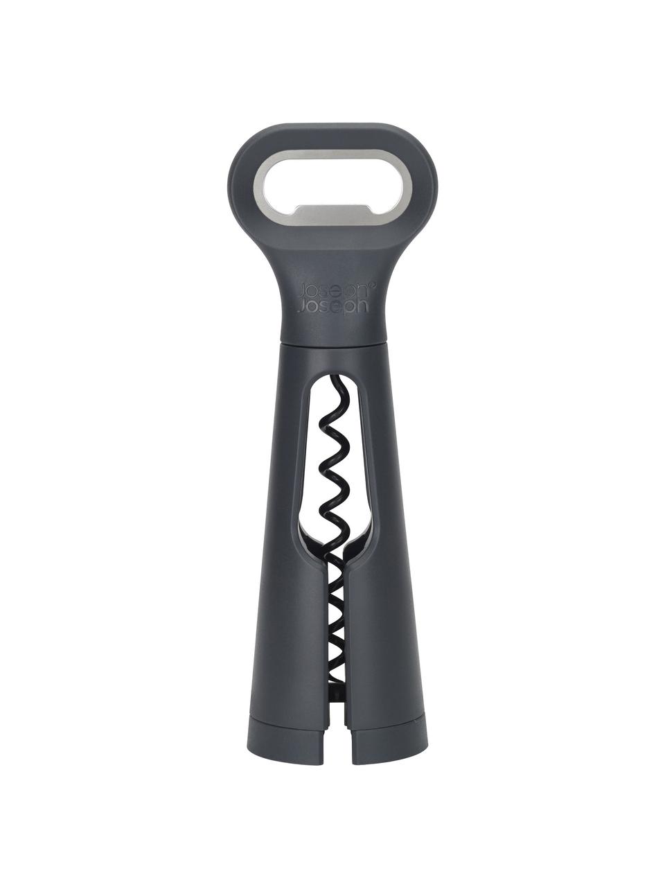 Flaschenöffner BarStar 3-in-1, 90 % Kunststoff (ABS), 10 % Edelstahl, Grau, B 6 x H 18 cm