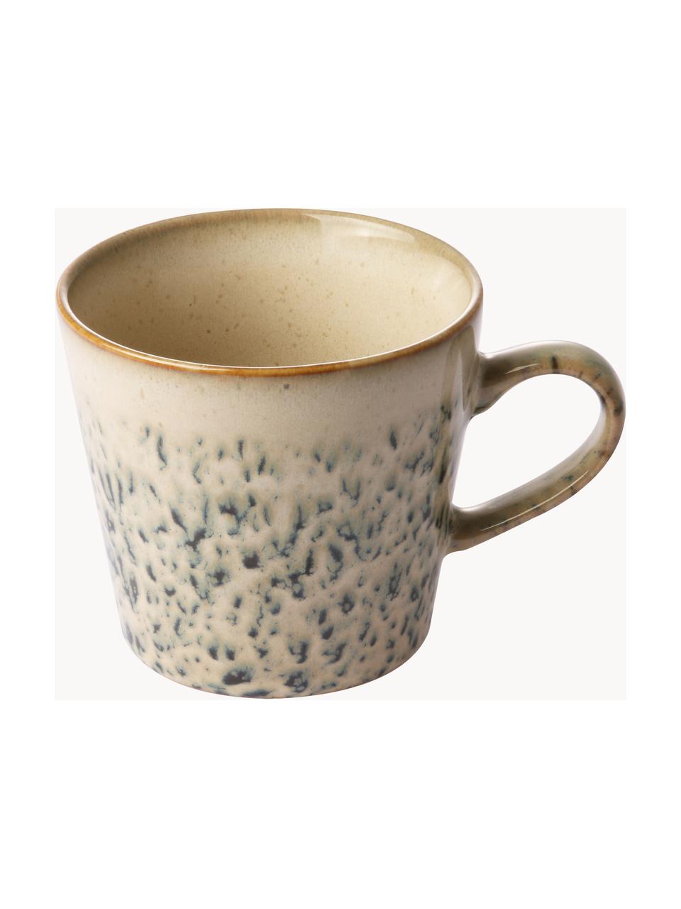 Tazza da Cappuccino retrò in ceramica Set di piatti da caffè in