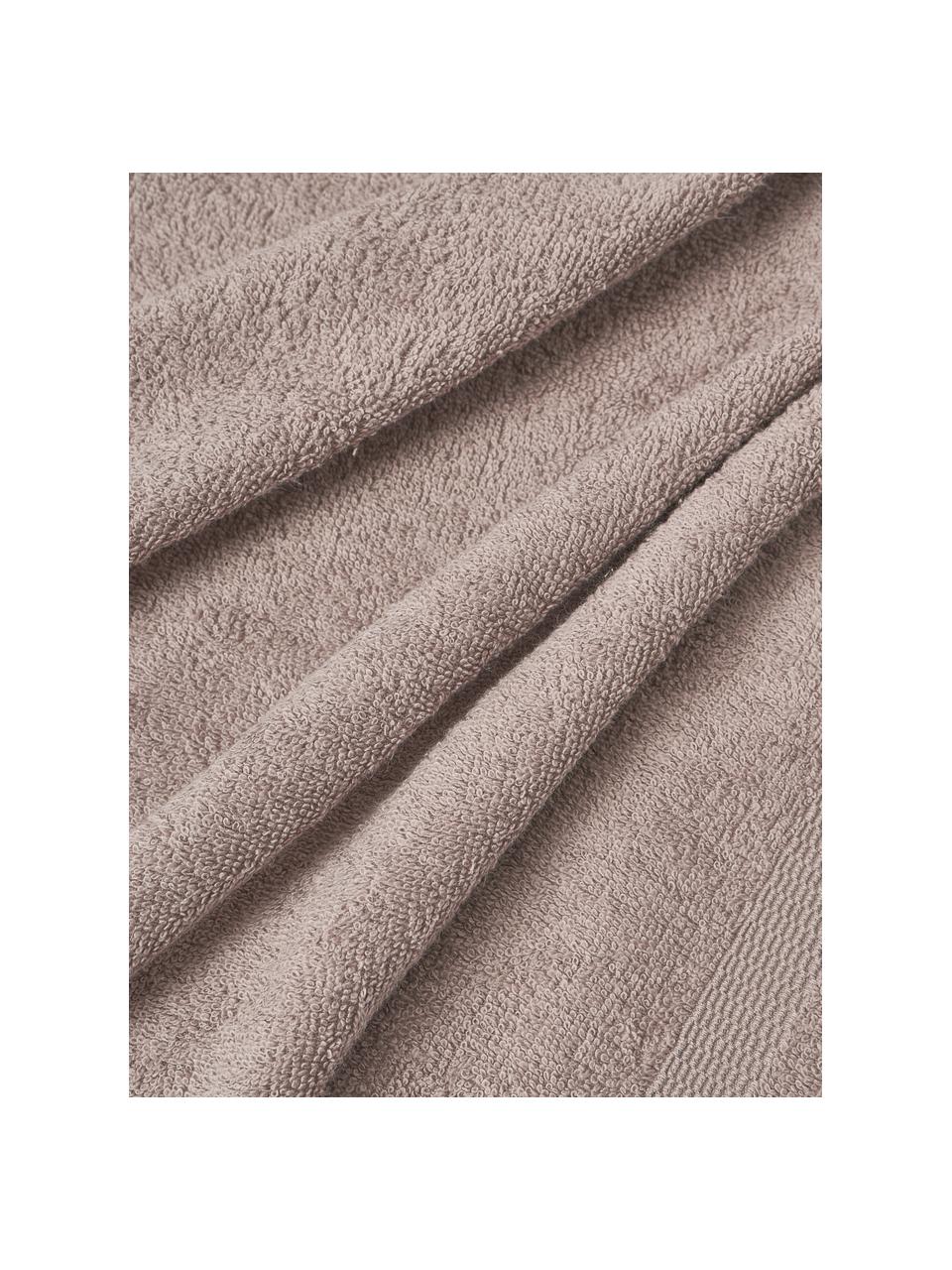 Súprava uterákov Camila, 4 diely, Sivobéžová, Súprava s rôznymi veľkosťami