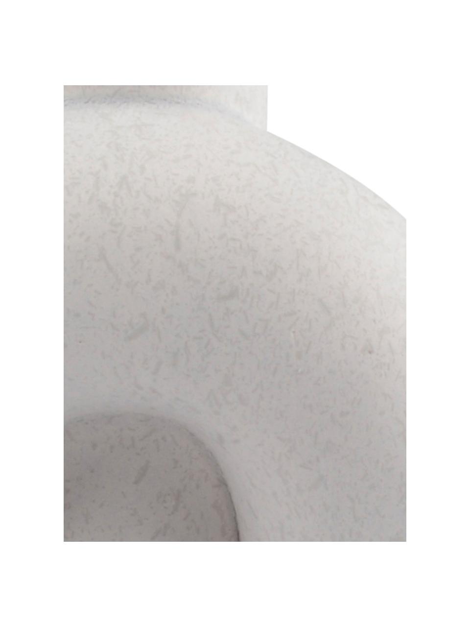 Wazon dekoracyjny Tube, Ceramika, Biały, S 12 x W 16 cm