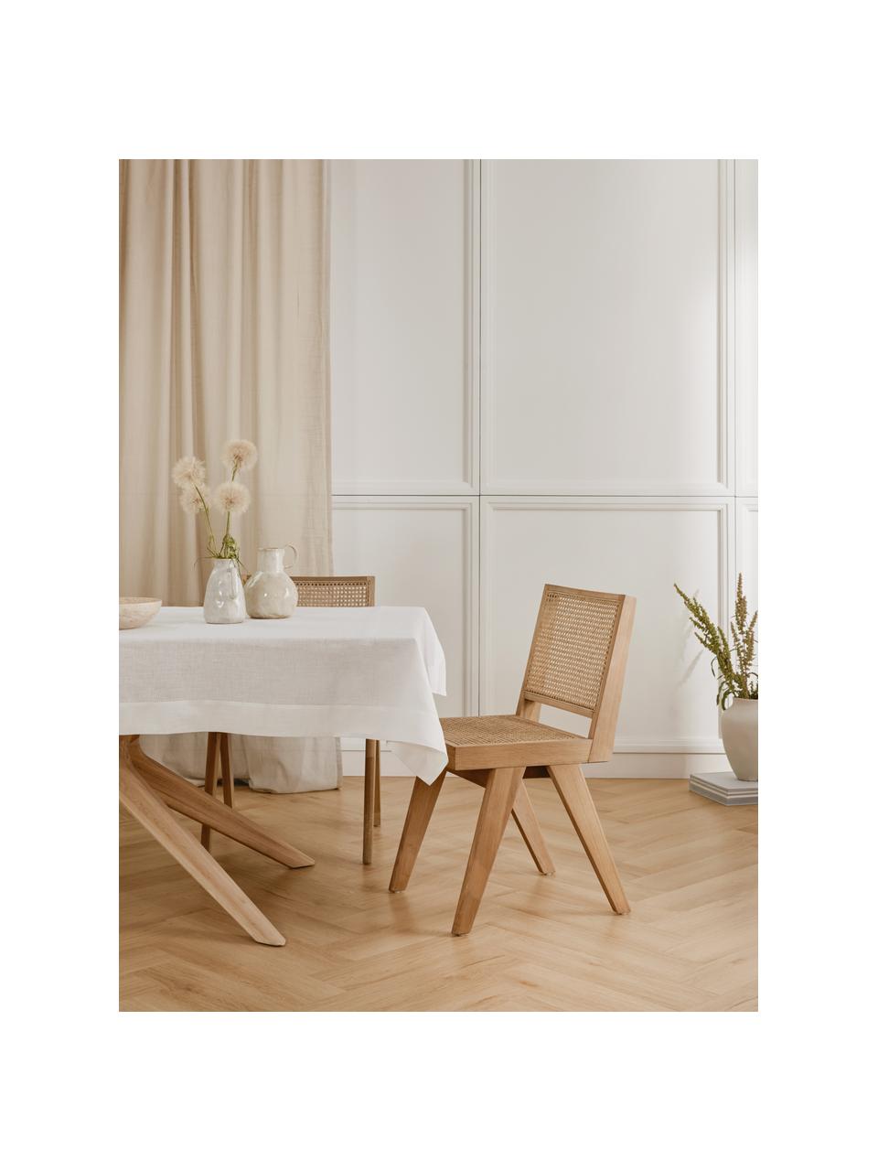 Drevená stolička s viedenským výpletom Sissi, Ratan, dubové drevo lakované, Š 46 x H 56 cm
