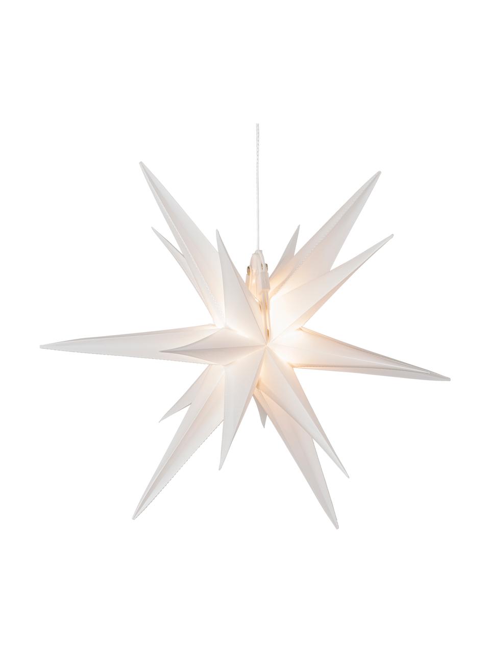 Dekoracja świetlna LED w kształcie gwiazdy Zing, Tworzywo sztuczne, Biały, S 40 x W 40 cm