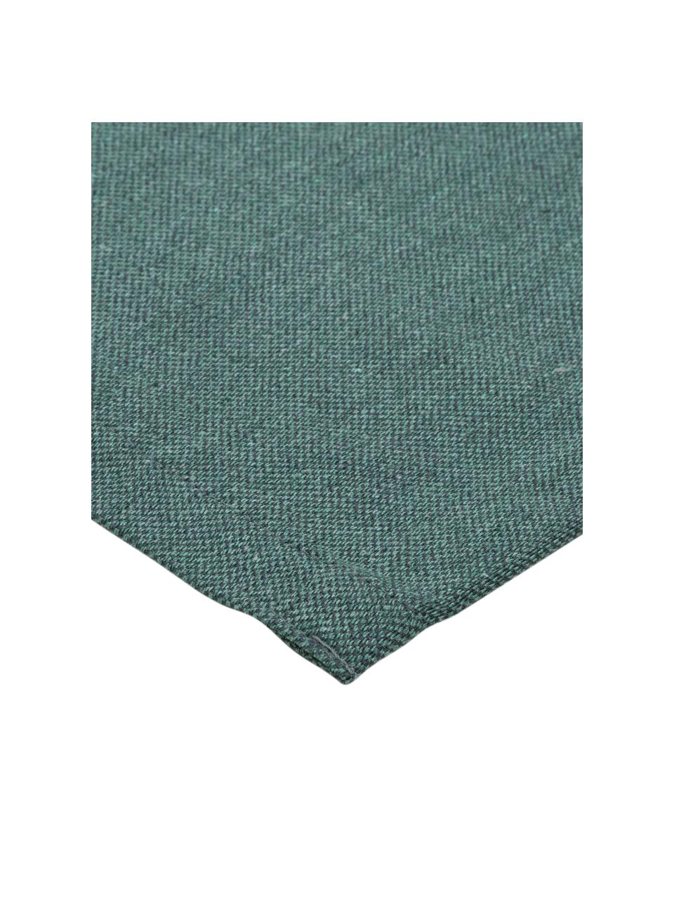 Camino de mesa de mezcla de algodón Riva, 55% algodón, 45% poliéster

El material utilizado en este producto ha sido probado contra sustancias nocivas y está certificado según STANDARD 100 por OEKO-TEX® 14.HIN.40536 HOHENSTEIN HTTI., Verde, An 40 x L 150 cm