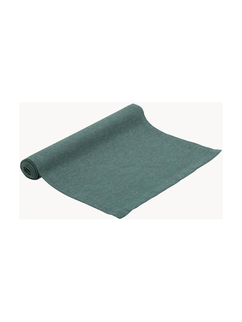 Chemin de table Riva, 55 % coton, 45 % polyester

Le matériau est certifié STANDARD 100 OEKO-TEX®, 14.HIN.40536, HOHENSTEIN HTTI, Bleu pétrole, larg. 40 x long. 150 cm