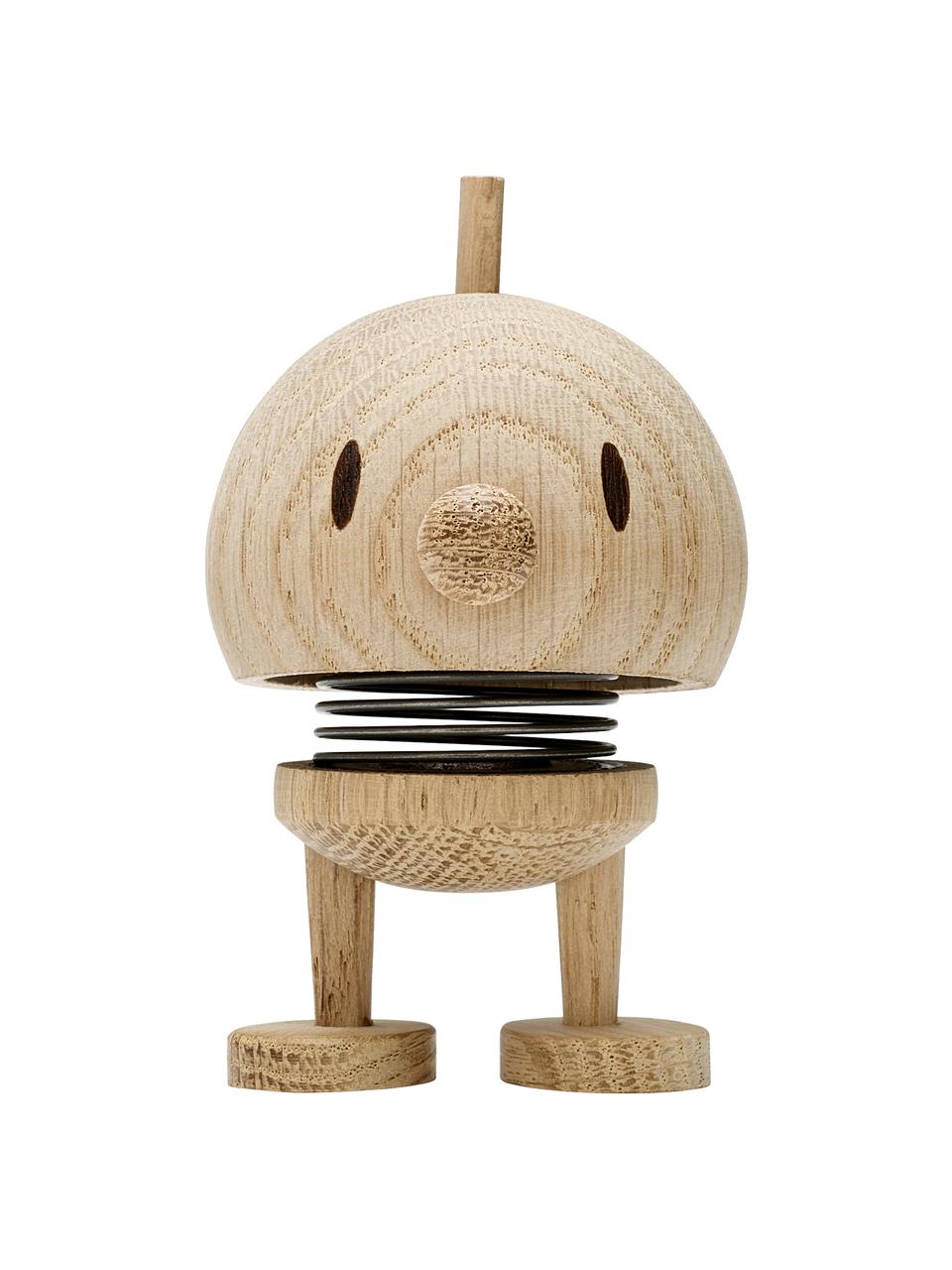 Figura decorativa en madera Bumble, Metal, plástico, Beige, Ø 5 x Al 7 cm