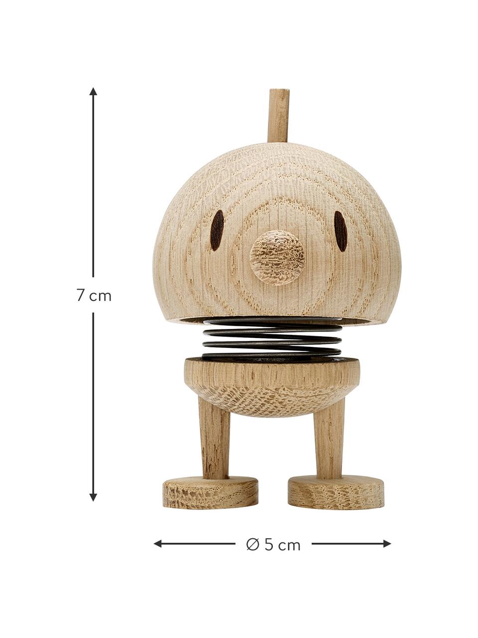 Figura decorativa en madera Bumble, Metal, plástico, Beige, Ø 5 x Al 7 cm