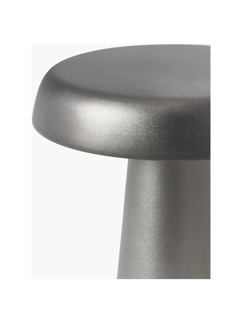 Venkovní stolní LED lampa Arcello, Eloxovaný kov, Antracitová, Ø 14 cm, V 25 cm