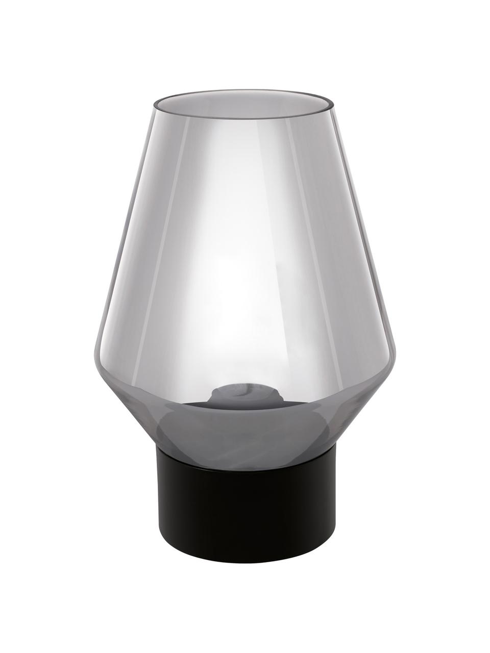 Lampe à poser en verre Verelli, Gris