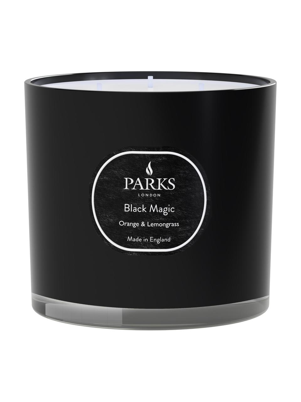 Bougie parfumée à trois mèches Black Magic (orange et citronnelle), Orange & citronnelle, Ø 12 x haut. 11 cm