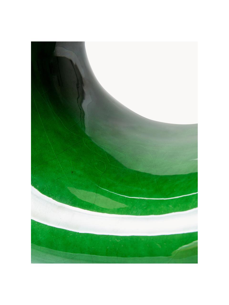 Pieza decorativa de gres Objects, Cerámica de gres, Verde, An 19 x Al 29 cm