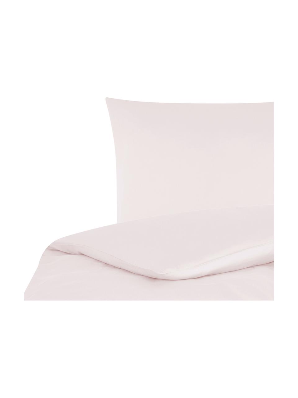 Housse de couette en satin de coton Comfort, Rose, larg. 200 x long. 200 cm