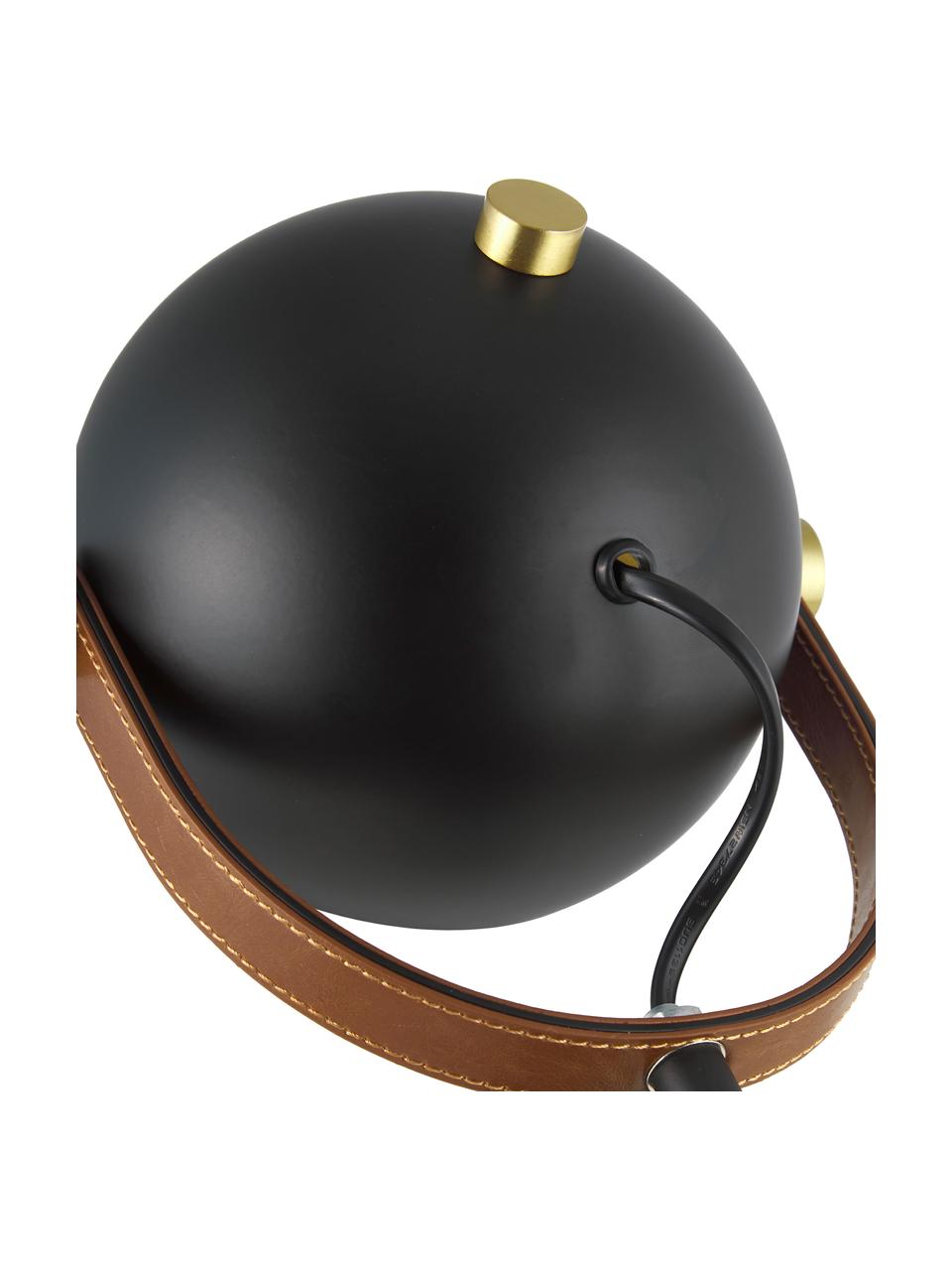 Grande lampe de bureau noire Bow, Noir