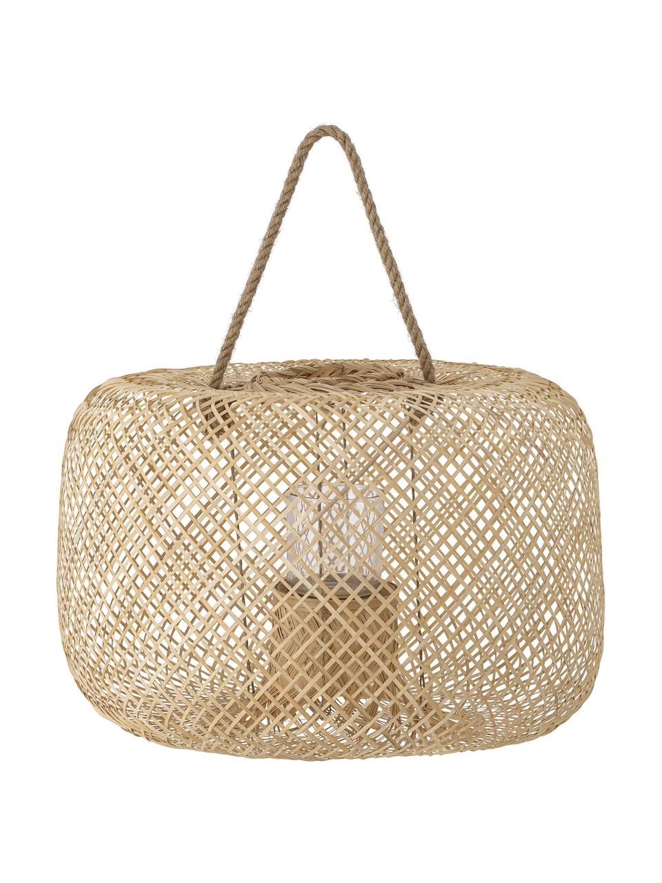 Lanterne en bambou Musu, Beige, Ø 50 x haut. 32 cm