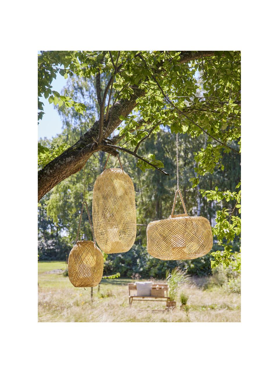 Farolillo de bambú Musu, Beige, Ø 50 x Al 32 cm