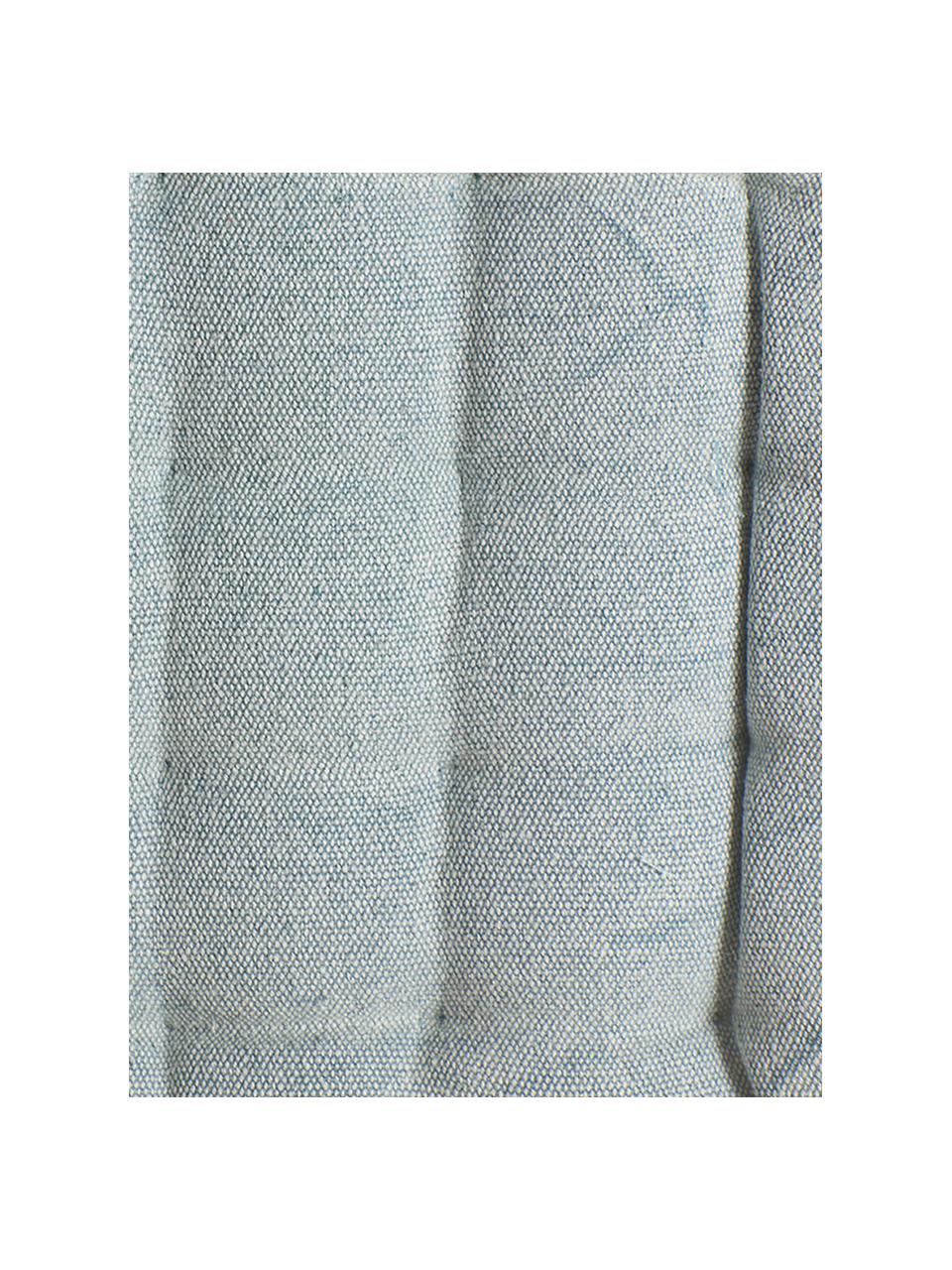 Cojín de asiento Benni, Funda: algodón, Tonos azules, An 40 x L 40 cm