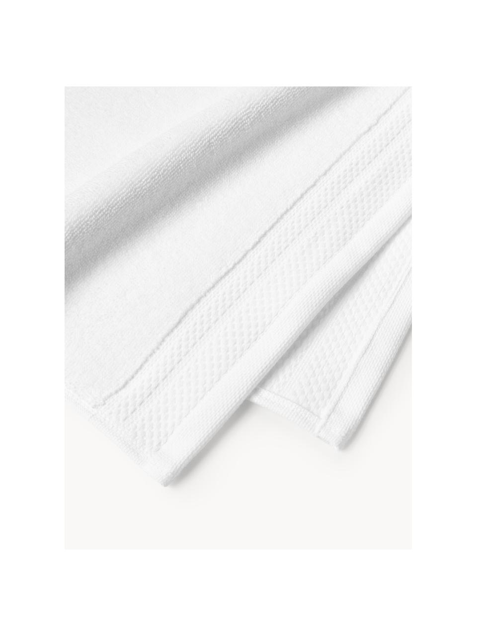 Uteráky z organickej bavlny Premium, rôzne veľkosti, Biela, Uterák na ruky, Š 50 x D 100 cm, 2 ks