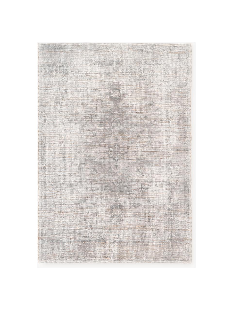 Kurzflor-Teppich Alisha, 63 % Jute, 37 % Polyester, Hellgrau, B 120 x L 180 cm (Grösse S)