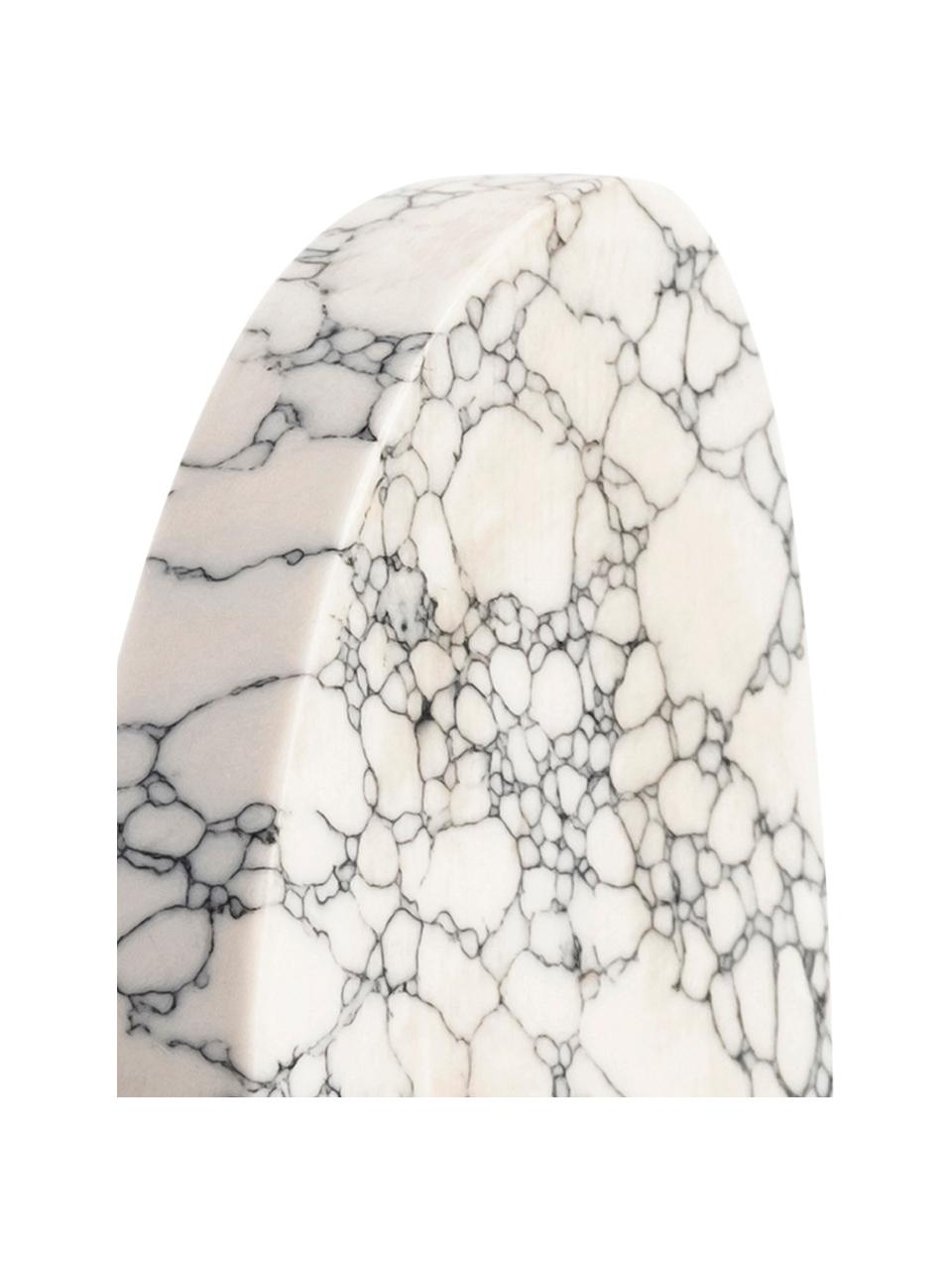 Colgador de pared de mármol Crackle, Mármol, Blanco, veteado, An 7 x Al 4 cm
