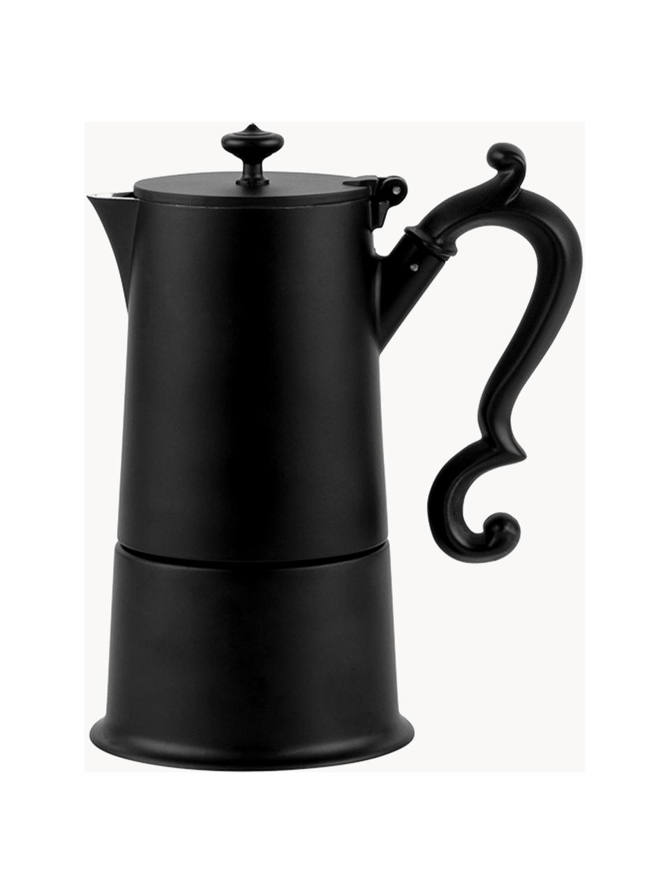 Kávovar na 4 šálky Lady Anne, 280 ml, Hliník s povrchovou úpravou stonewash, Černá, 280 ml