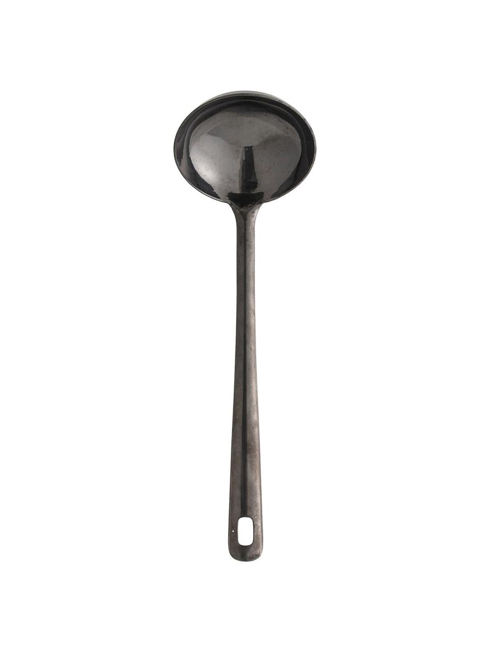 Cucharón brillante Luise, Acero inoxidable

La cubertería está hecha de acero inoxidable. Por tanto, es duradera, inoxidable y resistente a las bacterias., Negro brillante, L 31 cm