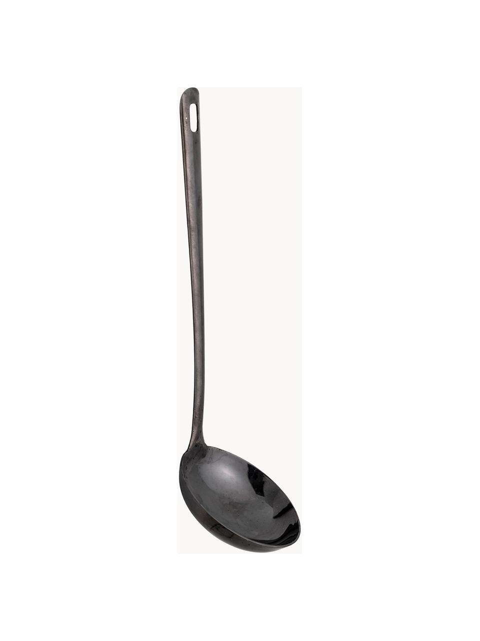 Cucharón brillante Luise, Acero inoxidable

La cubertería está hecha de acero inoxidable. Por tanto, es duradera, inoxidable y resistente a las bacterias., Negro brillante, L 31 cm