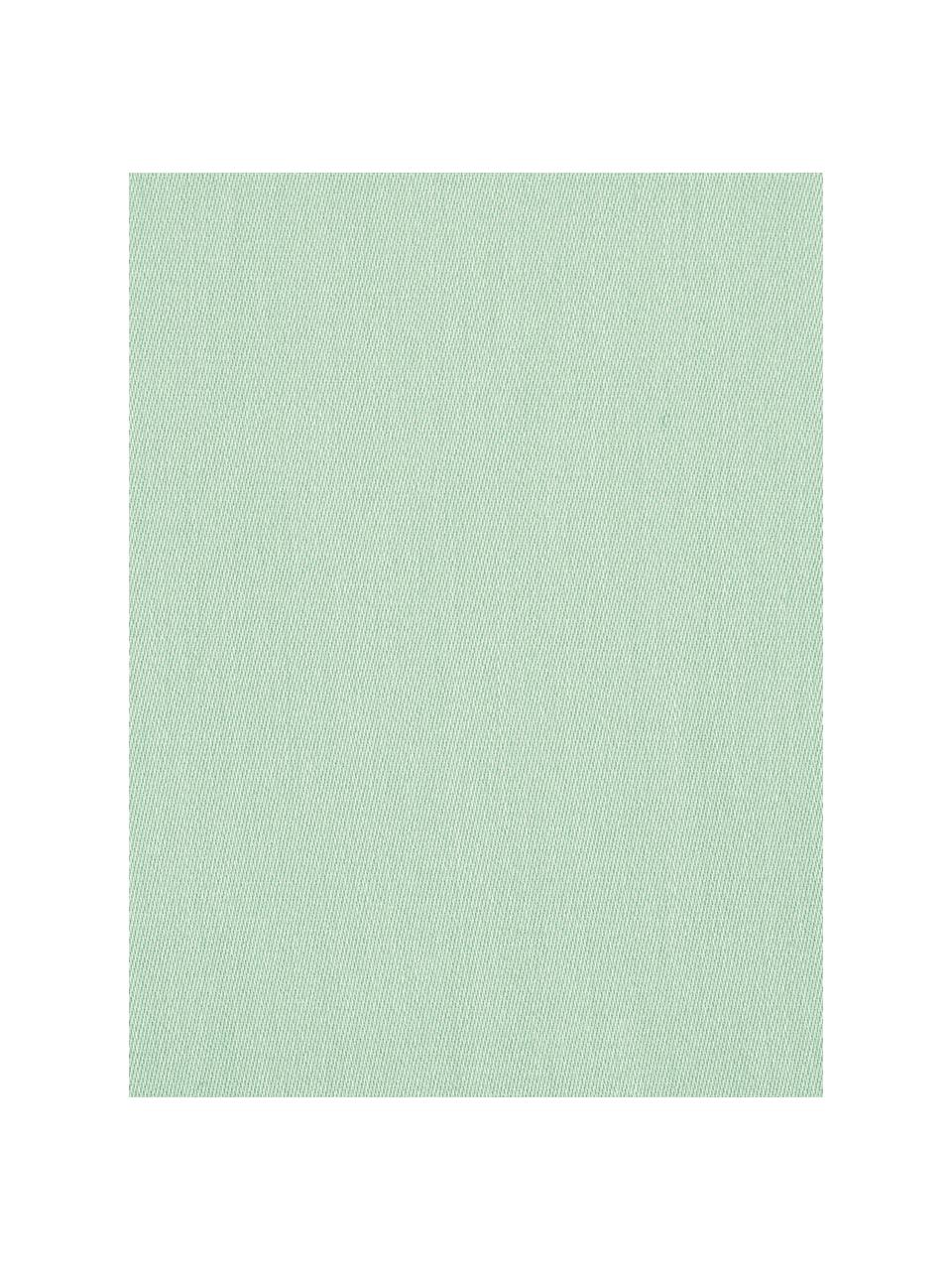 Pościel z satyny bawełnianej Comfort, Szałwiowy zielony, 155 x 220 cm + 1 poduszka 80 x 80 cm