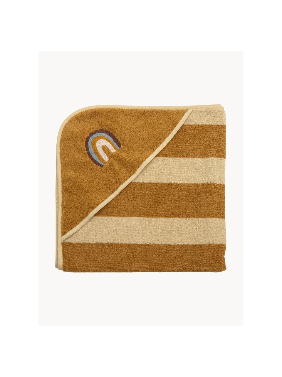 Ręcznik z bawełny dla dzieci Agnes, Jasny brązowy, beżowy, S 78 x D 78 cm