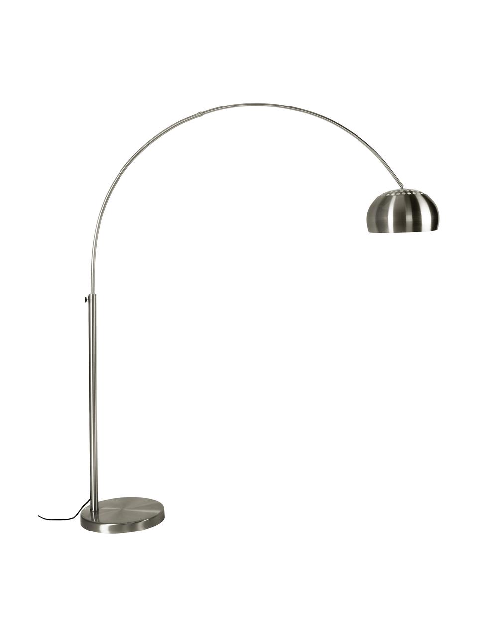 Veľká oblúková stojacia lampa Metal Bow, Kov, Š 170 x V 205 cm