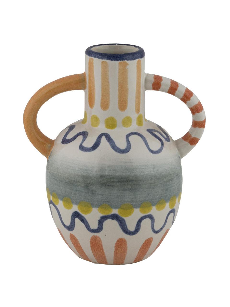 Petit vase en céramique peint à la main Majorelle, Multicolore