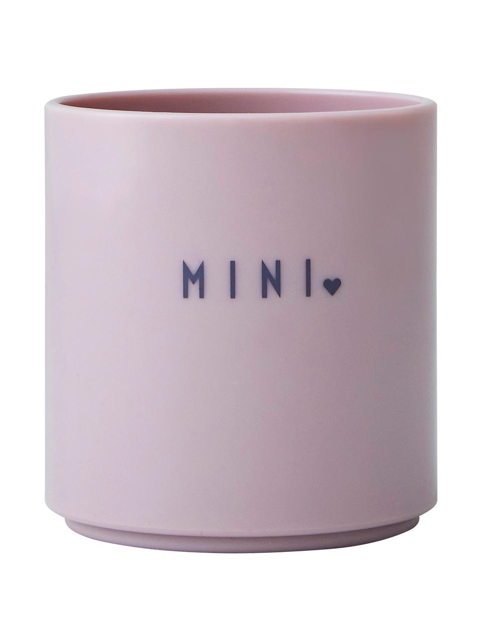 Kinderbeker Mini Favourite met verschillend opschrift aan de voor- en achterzijde, Tritan (kunststof), BPA-, BPS- en EA-vrij, Roze, Ø 7 x H 7 cm, 150 ml