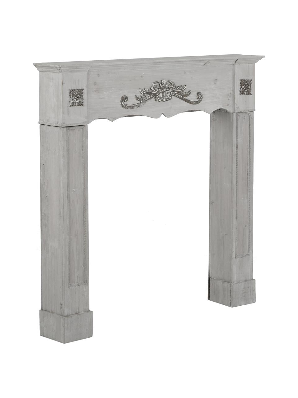 Console de cheminée style maison de campagne Menton, Gris