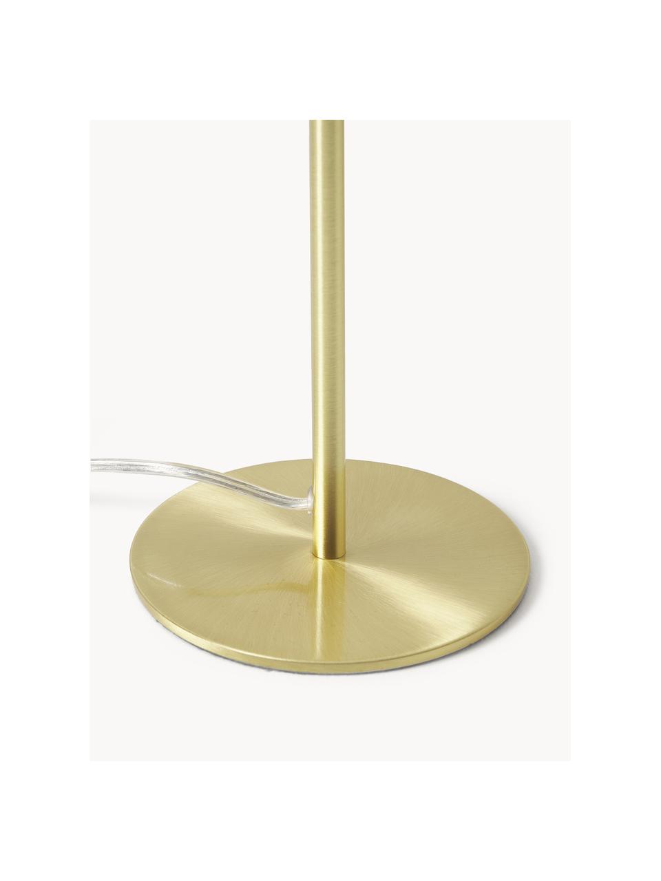 Lámpara de mesa Matilda, Pantalla: metal con pintura en polv, Cable: plástico, Rosa claro, dorado, Ø 29 x Al 45 cm