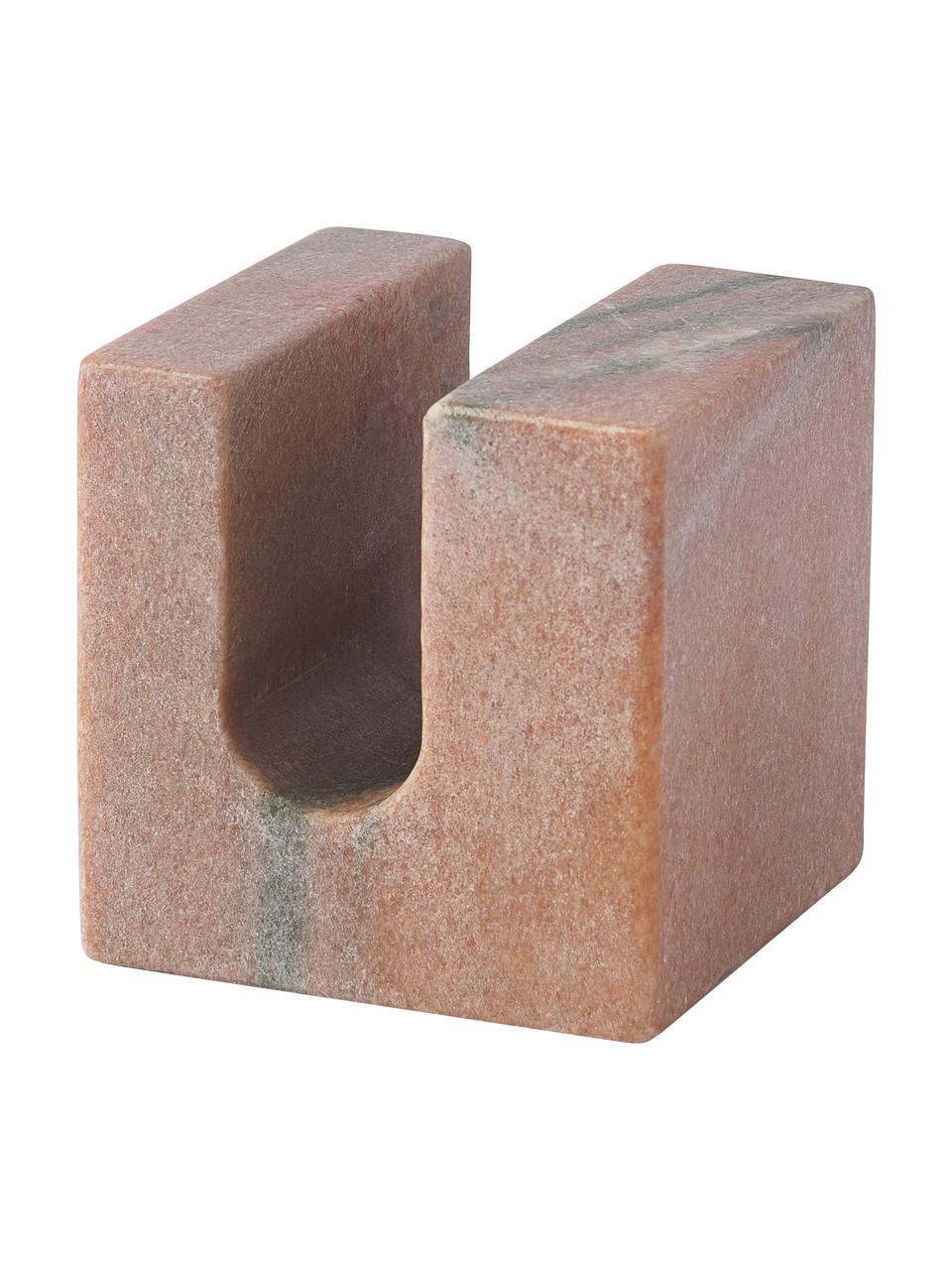 Oggetto decorativo in marmo Kai, Marmo, Terracotta, marmorizzato, Larg. 9 x Alt. 9 cm