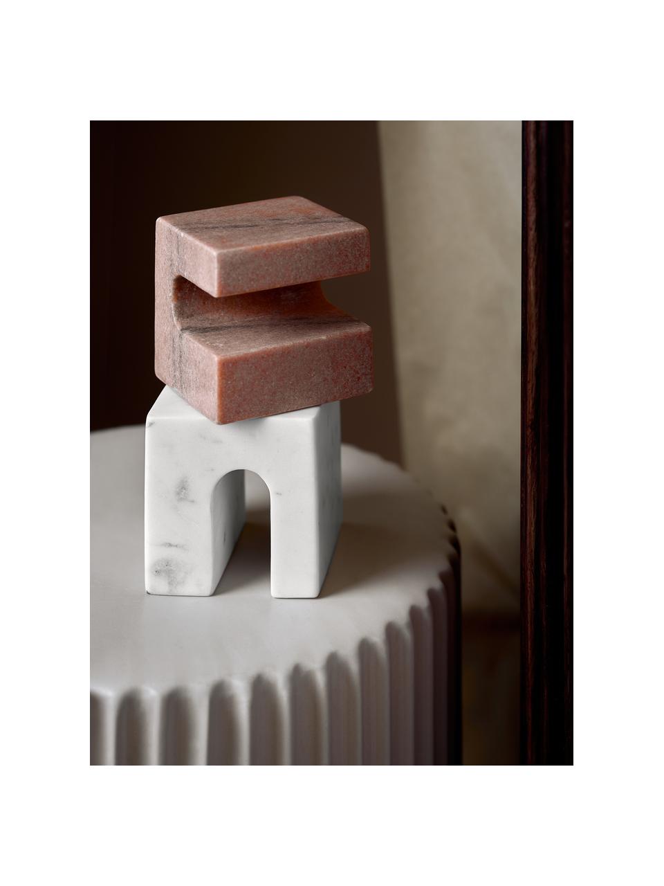 Oggetto decorativo in marmo Kai, Marmo, Terracotta, marmorizzato, Larg. 9 x Alt. 9 cm